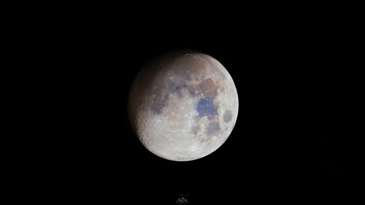 Unser Mond - Waxing Gibbous 86