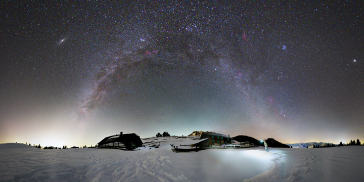 Winter Panorama am Schafberg